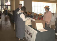 Participants registering in New Orleans 