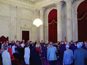 Senate Halls Filled with Song